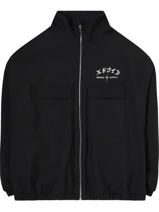 Edwin Ανδρικό Μπουφάν Χειμωνιάτικο Bomber Μαύρο I034091.89.00