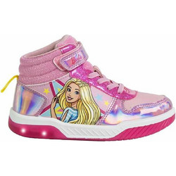 Cerda Barbie Παιδικά Sneakers Μποτάκια Ροζ Φούξια 200000762393
