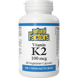 Natural Factors Vitamin K2 60 Κάψουλες