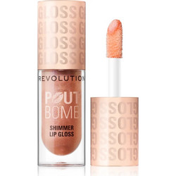 Makeup Revolution Shimmer Glimmer Nude Plumping Lip Gloss 4.5ml