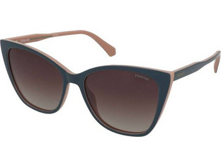 Polaroid Eyewear PLD4181/S DB1LA Γυναικεία Γυαλιά Ηλίου Πεταλούδα Κοκάλινα Μπλε με Καφέ Φακό