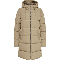 Only Dolly Γυναικείο Μπουφάν Χειμωνιάτικο Puffer Μακρύ Μπεζ 15205369