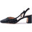 Corina Γόβες Slingback με Χοντρό Χαμηλό Τακούνι Μαύρες M5331