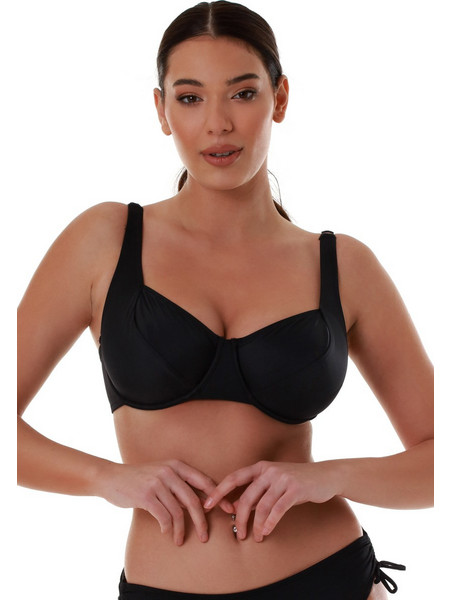 Bluepoint Bikini Top με Ενίσχυση Μαύρο 25066088E-02