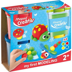Maped Creative Pots Πλαστοζυμαράκι 4 Βασικά Χρώματα