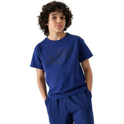4F Παιδικό T-Shirt Κοντομάνικο Navy Μπλε 4FJWSS25TTSHM2325-36S