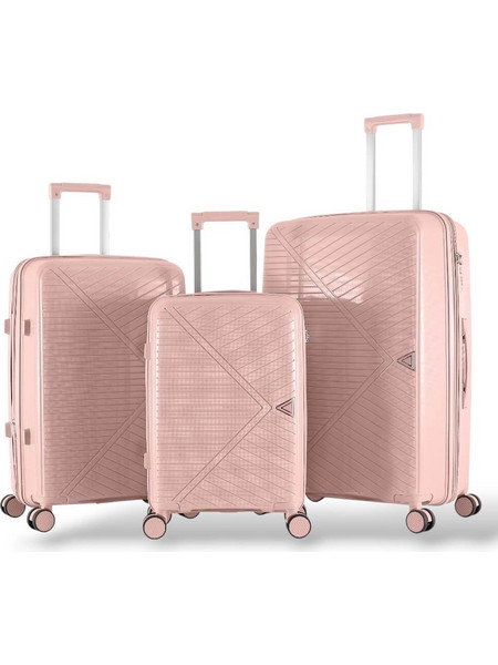 Playbags Collection KB002 Σετ Βαλίτσες 3τμχ Ροζ