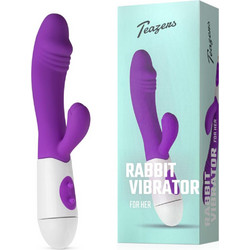 Teazers Rabbit Vibrator for Her Δονητής Rabbit Μωβ
