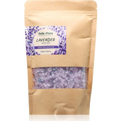 Folk & Flora Lavender Άλατα Μπάνιου Κρύσταλλοι 500gr