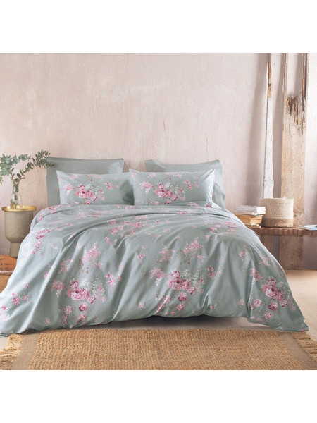 Rythmos Σετ Σεντόνια King Size Βαμβακερά 270x290 Springtime Green