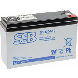 SSB SBH200-12 Μπαταρία VRLA-AGM 12V 5Ah