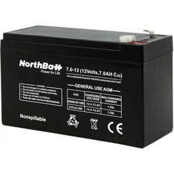Northbatt Μπαταρία VRLA-AGM 12V 7Ah