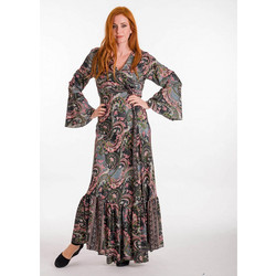 Rima Maxi Βραδινό Φόρεμα Κρουαζέ Ανθρακί 3100-15