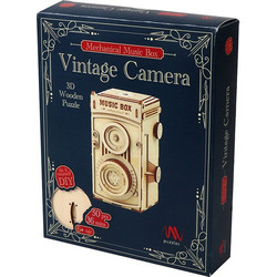 MathV Diy Μουσικό Κουτί Vintage Camera MV-04