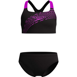 Speedo Αθλητικό Παιδικό Μαγιό Bikini Set για Κορίτσι Μαύρο Φούξια 8004414-18378