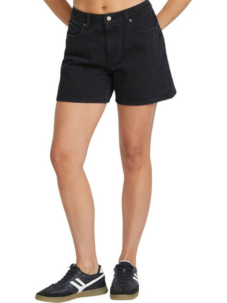 Volcom Γυναικείο Σορτς Τζιν Ψηλόμεσο Μαύρο B2012500-BLK