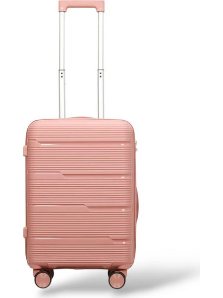 Playbags Collection BK0167 Βαλίτσα Καμπίνας 55x38x20cm με 4 Ρόδες Ροζ