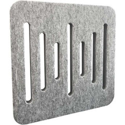 Acustico Audiodesigner Ecoplan Sounder Ηχοαπορροφητικό Πάνελ 60x60x4cm 1τμχ Γκρι