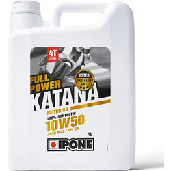 Ipone Katana Full Power Συνθετικό Λάδι Μηχανής 4T 10W-50 4lt
