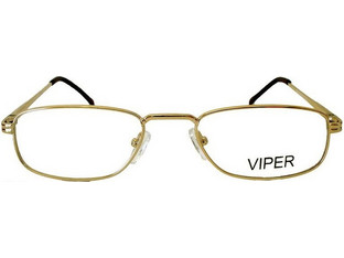 Viper 383 C04 Ανδρικός Σκελετός Γυαλιών Οράσεως Μεταλλικός Χρυσός