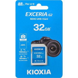 Kioxia Exceria Gen 2 SDHC 32GB U3 V30 UHS-I