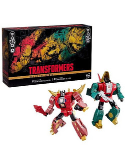Hasbro Transformers Age of The Primes Leader Class G2 Universe Dinobots Snarl & Slug Σετ Φιγούρες Δράσης για 8+ Ετών