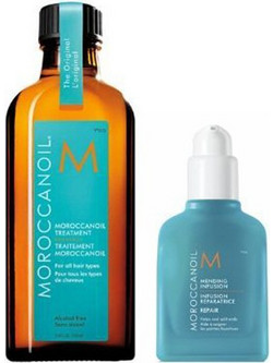 Moroccanoil The Best Couple Oil Treatment 125ml + Mending Infusion 75ml Σετ Θεραπείας Μαλλιών για Επανόρθωση