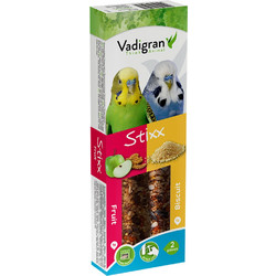 Vadigran Stixx Budgies with Fruit & Biscuit 2τμχ 85gr