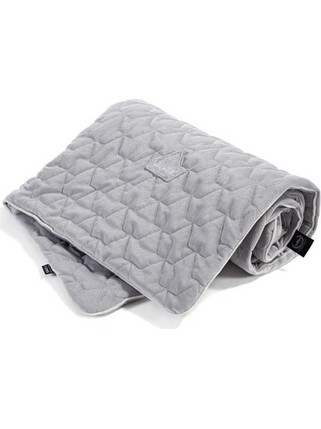 La Millou Velvet Κουβέρτα Κούνιας Βελουτέ 140x110 Γκρι