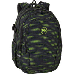 CoolPack Factor Limeh Σχολική Τσάντα Πλάτης Μαύρη Lime F002906