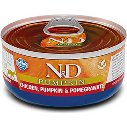 Farmina N&D Pumpkin Grain Free Adult with Chicken, Pumpkin & Pomegranate 80gr