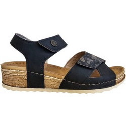 inblu Γυναικεία Σανδάλια Suede Ανατομικά Μαύρα NV01