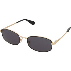 Max & Co MO0135 01A Γυναικεία Γυαλιά Ηλίου Ορθογώνια Μεταλλικά Χρυσά με Μαύρο Φακό