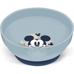 Stor Mickey Mouse Full Of Smiles Μπολ Φαγητού Γαλάζιο 10431