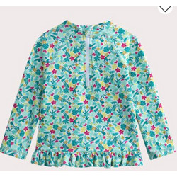 Dpam Summer Breeze Αντηλιακό UV Βρεφικό Μαγιό Μπλούζα για Κορίτσι Τιρκουάζ 25SI09N6MAI