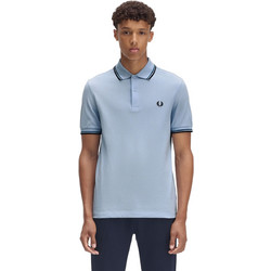 Fred Perry Ανδρική Μπλούζα Polo Κοντομάνικη Γαλάζια M3600-Y58