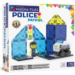 Magna-Tiles Μαγνητικά Πλακίδια Police Patrol 20τμχ 252020PO