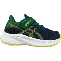 ASICS Patriot 13 GS Παιδικά Αθλητικά Παπούτσια για Τρέξιμο Μαύρα Πράσινα 1014A264-412