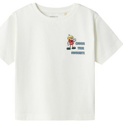 Name It Παιδικό T-Shirt Κοντομάνικο Λευκό 13241194