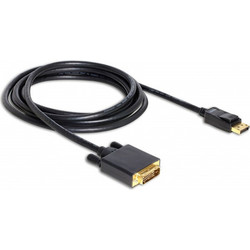 DeLOCK Καλώδιο DisplayPort 1.1 to DVI Male 3m Black 82592