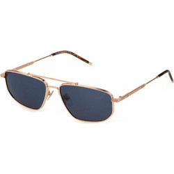 Lozza SL2415 0300 Ανδρικά Γυαλιά Ηλίου Aviator Μεταλλικά Χρυσά με Μπλε Φακό