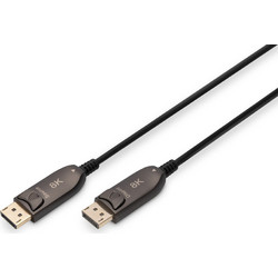 Digitus Καλώδιο DisplayPort 1.4 to DisplayPort Male 15m Black AK-340107-150-S