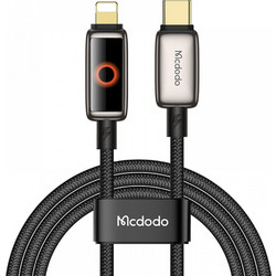 Mcdodo CA-6670 Braided USB-C to Lightning Cable 1.2m Black 6921002666701