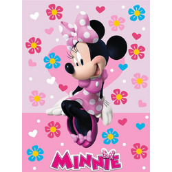 Dimcol Παιδική Κουβέρτα Βελουτέ Minnie 514 160x220 Ροζ