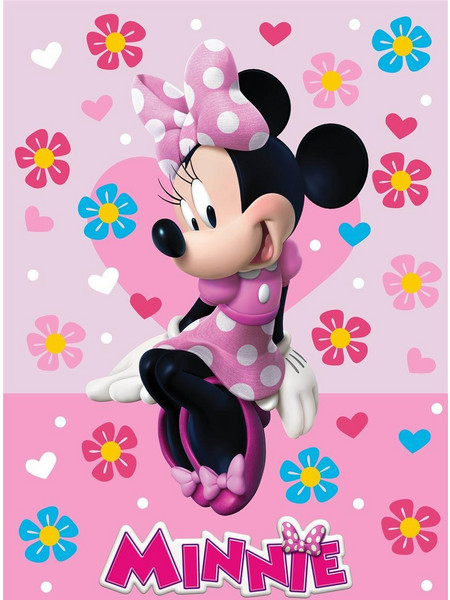 Dimcol Παιδική Κουβέρτα Βελουτέ Minnie 514 160x220 Ροζ