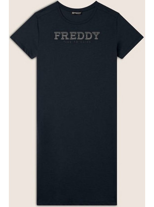 Freddy Mini Καλοκαιρινό Καθημερινό Φόρεμα Navy Μπλε S25WCRD1-B109