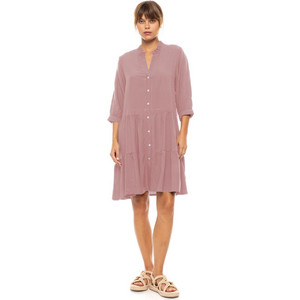 Pink Label Mini Καλοκαιρινό Καθημερινό Φόρεμα Σεμιζιέ Μεταξωτό Ροζ BN-287-594930 Pink Label Mini Καλοκαιρινό Καθημερινό Φόρεμα Σεμιζιέ Μεταξωτό Ροζ BN-287-594930