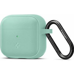 Spigen Fit Θήκη Σιλικόνης με Γάντζο για Apple AirPods 3 Πράσινο Mint