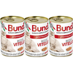 Bundy Premium Pate Adult with Beef 3x400gr