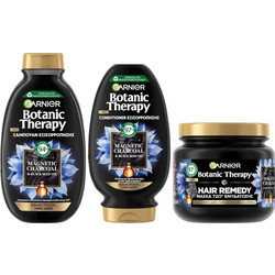 Garnier Botanic Therapy Magnetic Charcoal Σετ Περιποίησης Μαλλιών Conditioner 200ml + Μάσκα 340ml + Σαμπουάν 400ml
